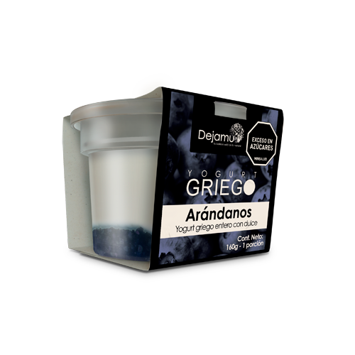 Yogurt griego con dulce