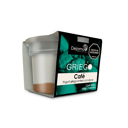 Yogurt griego con dulce