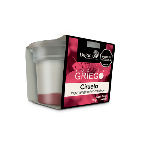 Yogurt griego con dulce