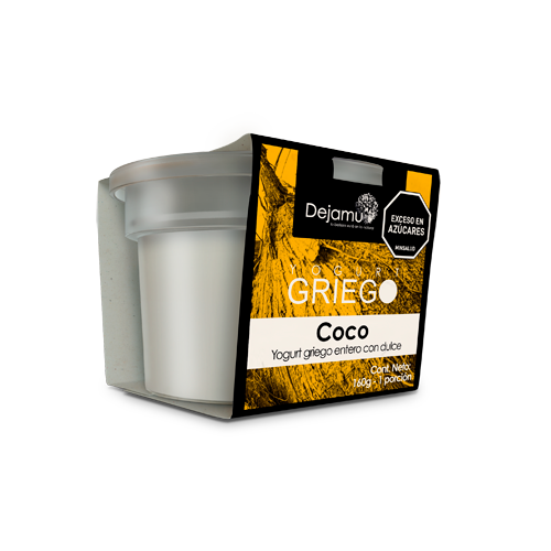 Yogurt griego con dulce