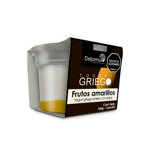 Yogurt griego con dulce