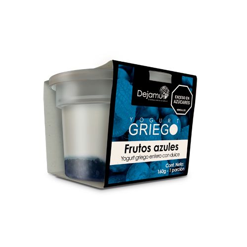 Yogurt griego con dulce