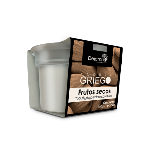 Yogurt griego con dulce