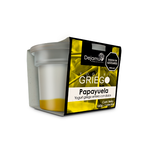 Yogurt griego con dulce