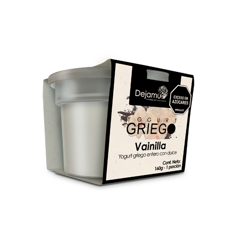 Yogurt griego con dulce