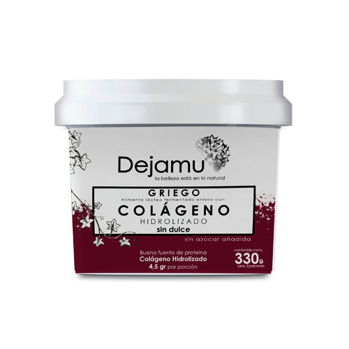 Yogurt griego con colágeno
