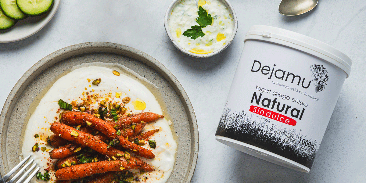 Yogurt Griego natural sin dulce - DEJAMU