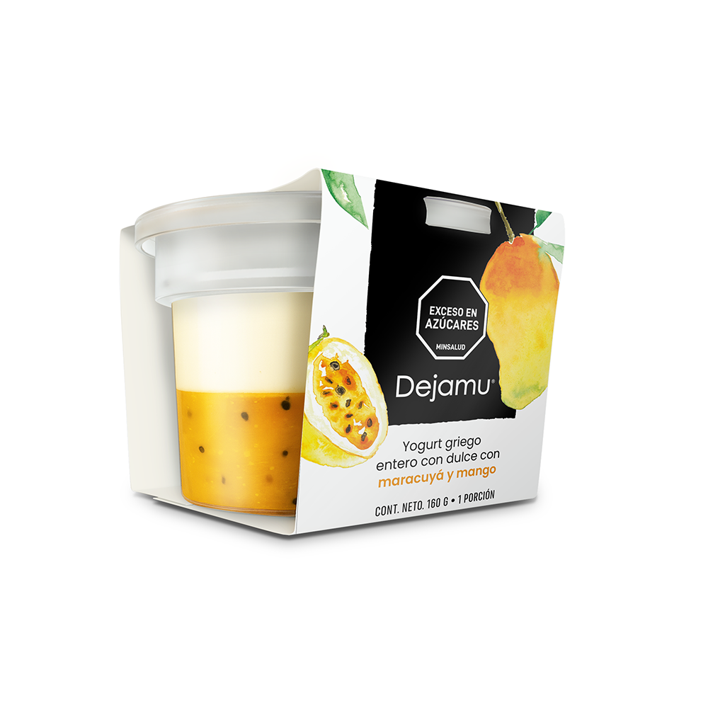 Yogurt griego con dulce