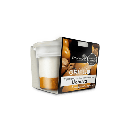 Yogurt griego con dulce